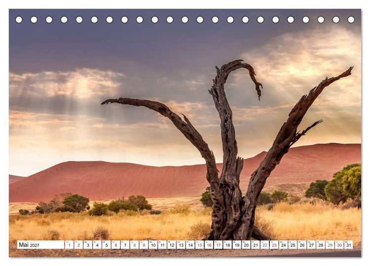 Produktbild: Namibia - Farben und Licht (Tischkalender 2027 DIN A5 quer), CALVENDO Monatskalender