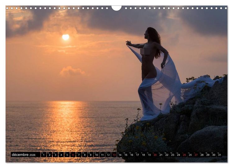 Produktbild: Saint-Tropez Les paysages et le nu (Calendrier mural 2026 DIN A3 vertical), CALVENDO calendrier mensuel