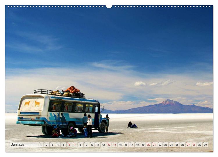 Produktbild: Abenteuer Anden - Peru und Bolivien (hochwertiger Premium Wandkalender 2026 DIN A2 quer), Kunstdruck in Hochglanz