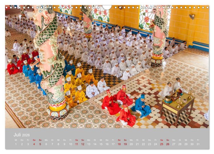 Produktbild: VIETNAM - Im Land des aufsteigenden Drachens (Wandkalender 2026 DIN A3 quer), CALVENDO Monatskalender