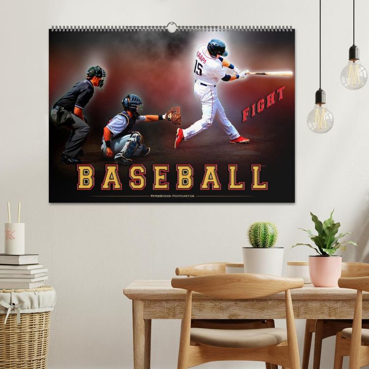 Produktbild: Baseball - Fight (Wandkalender 2026 DIN A2 quer), CALVENDO Monatskalender