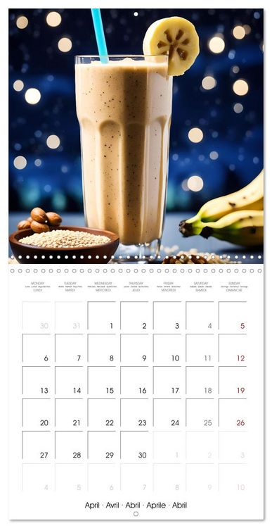 Produktbild: World of smoothies (Wall Calendar 2026 12 &times; 12 Inch) CALVENDO 12 Month Wall Calendar