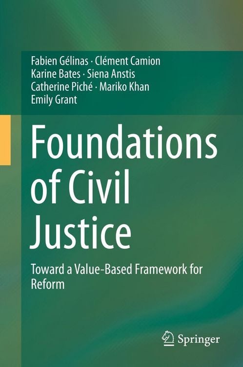 Produktbild: Foundations of Civil Justice