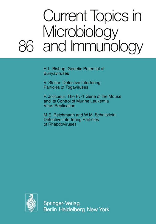Produktbild: Current Topics in Microbiology and Immunology