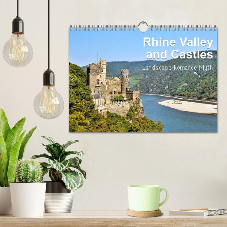 Produktbild: Rhine Valley and Castles (Wall Calendar 2026 DIN A4 landscape), CALVENDO 12 Month Wall Calendar
