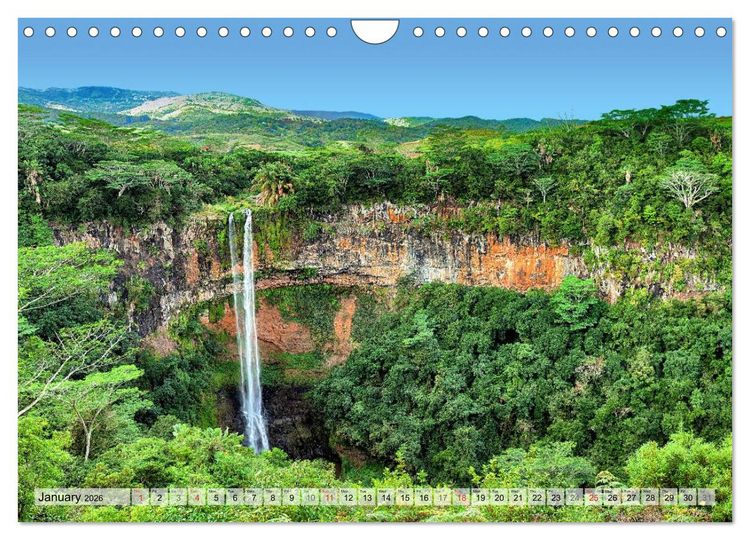 Produktbild: Mauritius - Pearl of the Indian Ocean (Wall Calendar 2026 DIN A4 landscape), CALVENDO 12 Month Wall Calendar