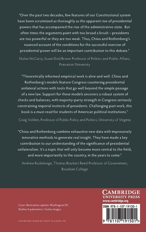 Produktbild: The Enigma of Presidential Power