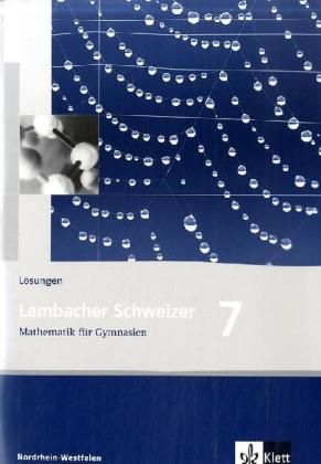 Produktbild: Lambacher: LS Mathe 7/NRW/L&ouml;sungen/Neubearb.