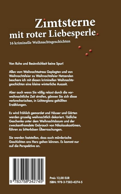 Produktbild: Zimtsterne mit roter Liebesperle