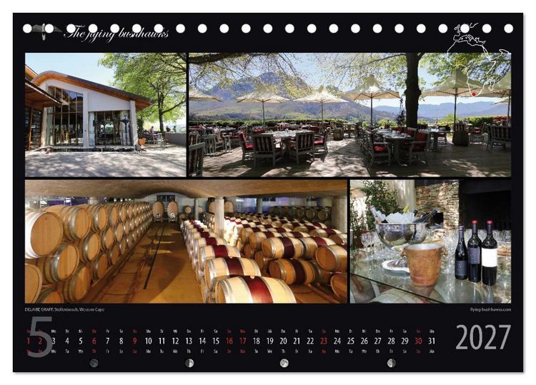 Produktbild: Wein & Architektur 2027 (Tischkalender 2027 DIN A5 quer), CALVENDO Monatskalender