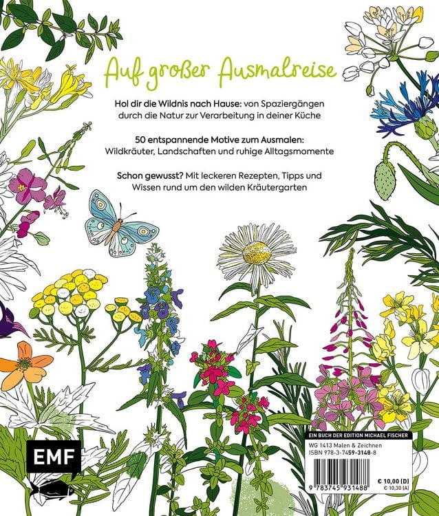 Produktbild: Ausmalreise Kr&auml;uterduft und Wanderlust