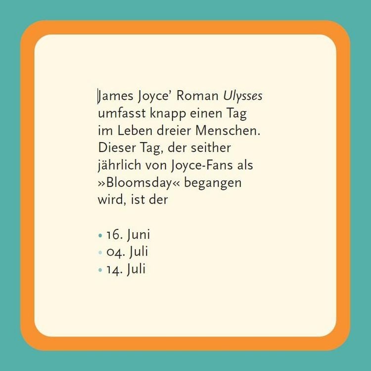 Produktbild: Literarisches Quiz (Neuauflage)