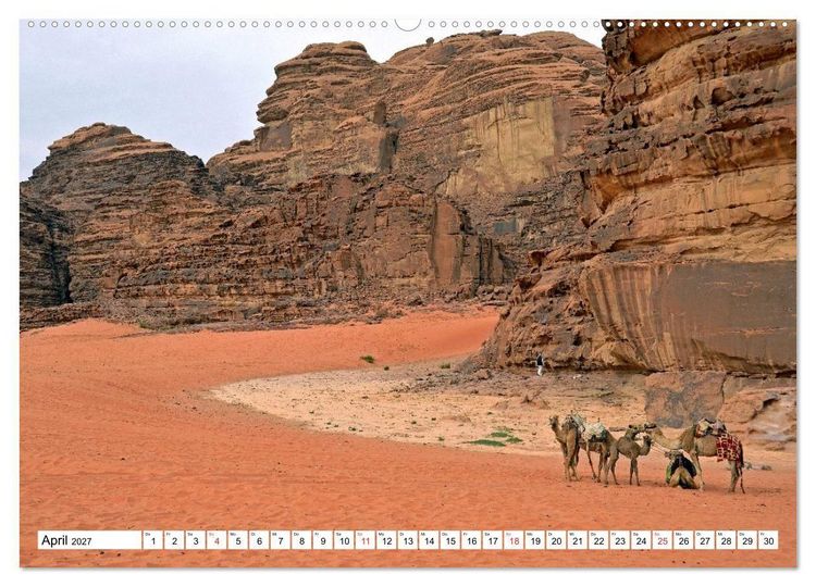 Produktbild: JORDANIEN, Faszination Nahost (Wandkalender 2027 DIN A2 quer), CALVENDO Monatskalender