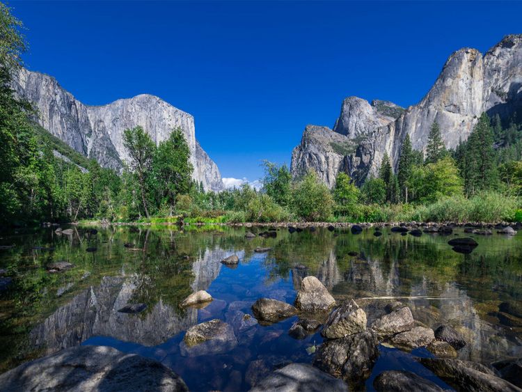 Produktbild: CALVENDO Puzzle Yosemite Valley | 1000 Teile Lege-Gr&ouml;&szlig;e 64x48cm Foto-Puzzle f&uuml;r gl&uuml;ckliche Stunden