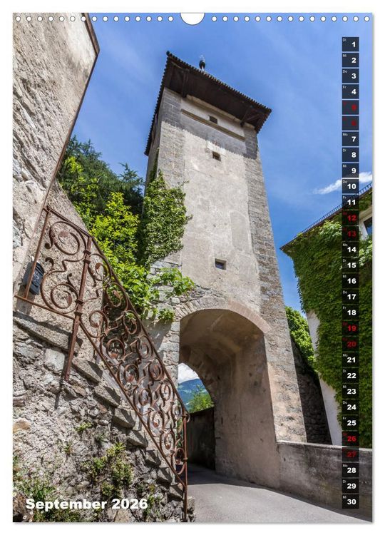 Produktbild: Stadtherz MERAN (Wandkalender 2026 DIN A3 hoch), CALVENDO Monatskalender