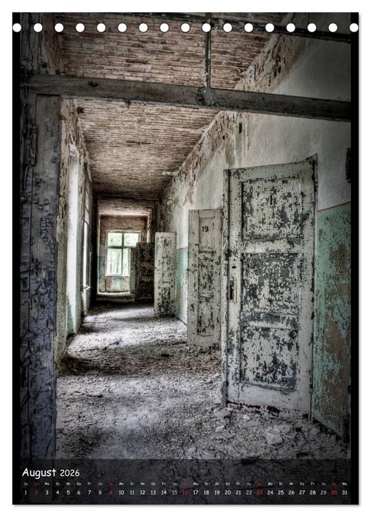 Produktbild: Lost Places II, Vergessene Orte (Tischkalender 2026 DIN A5 hoch), CALVENDO Monatskalender