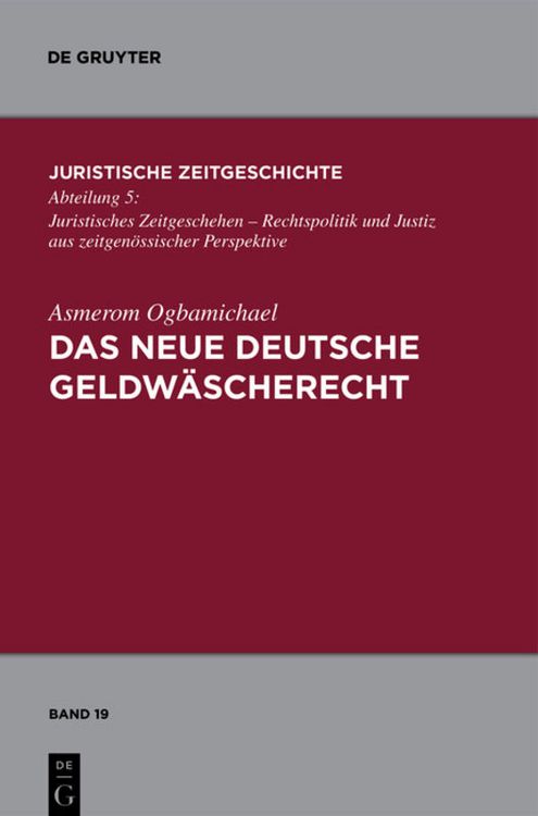 Produktbild: Das neue deutsche Geldw&auml;scherecht