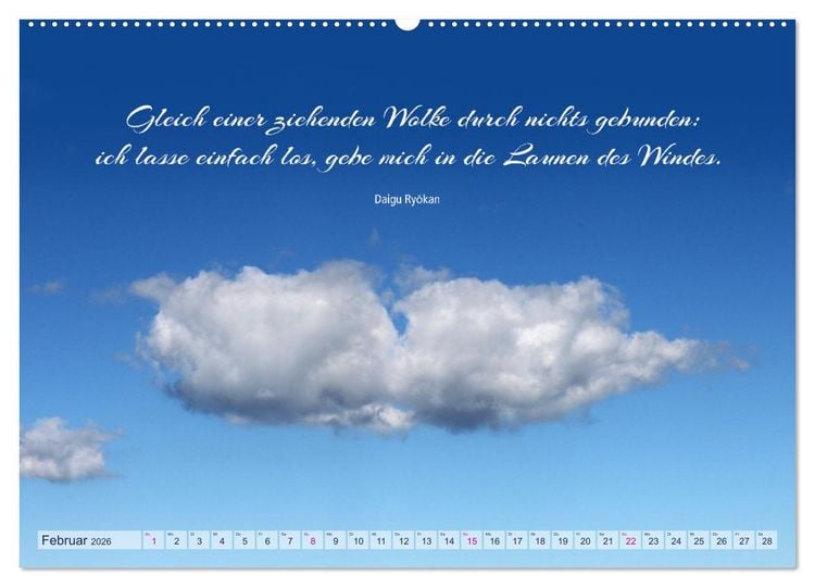Produktbild: Die Wolken: "Schauspieler der L&uuml;fte" (Wandkalender 2026 DIN A2 quer), CALVENDO Monatskalender