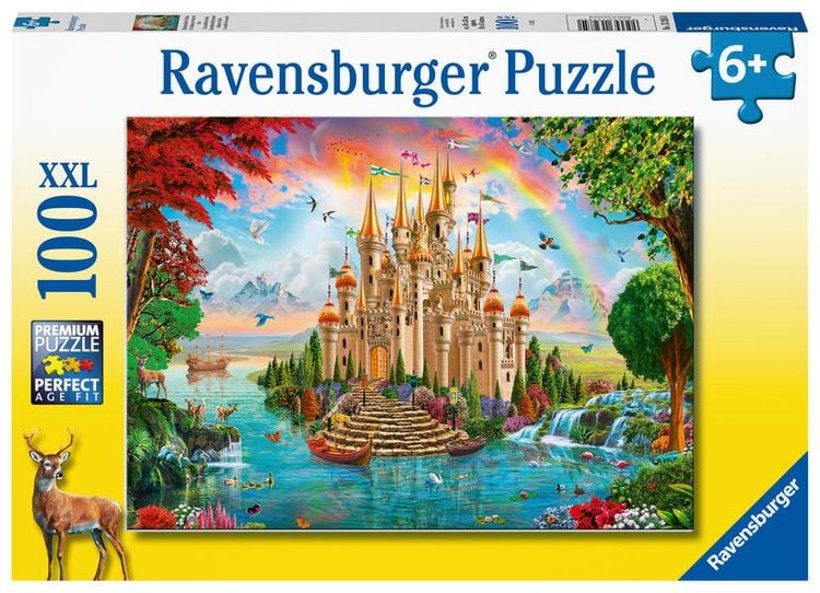 Produktbild: Puzzle Ravensburger Märchenhaftes Schloss 100 Teile XXL