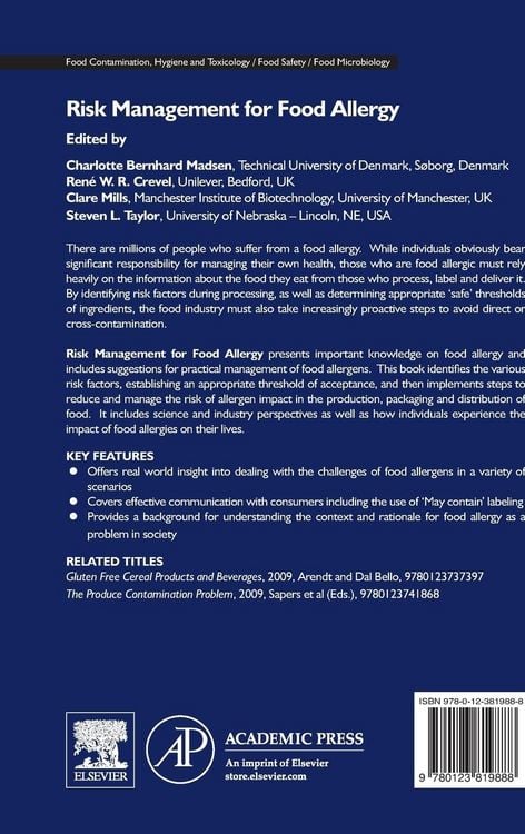 Produktbild: Risk Management for Food Allergy