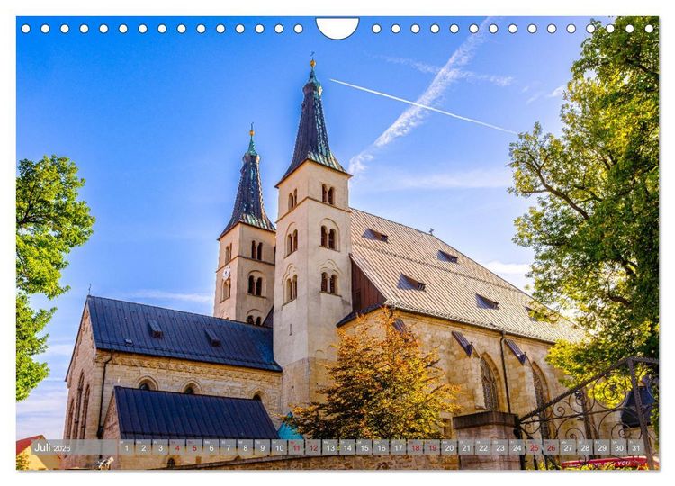 Produktbild: Ein Blick auf Nordhausen am Harz (Wandkalender 2026 DIN A4 quer), CALVENDO Monatskalender