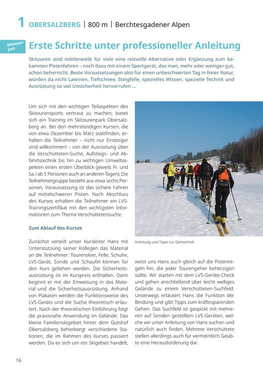 Produktbild: Pistengehen und leichte Skitouren