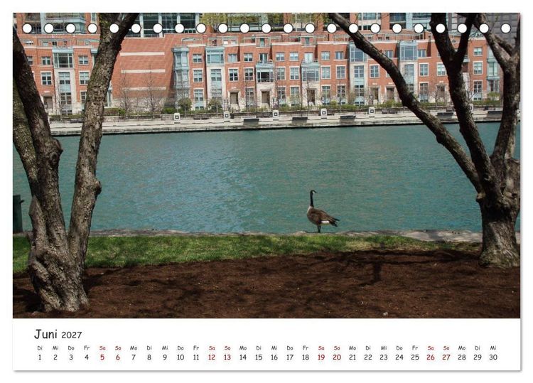 Produktbild: beeindruckendes Chicago (Tischkalender 2027 DIN A5 quer), CALVENDO Monatskalender