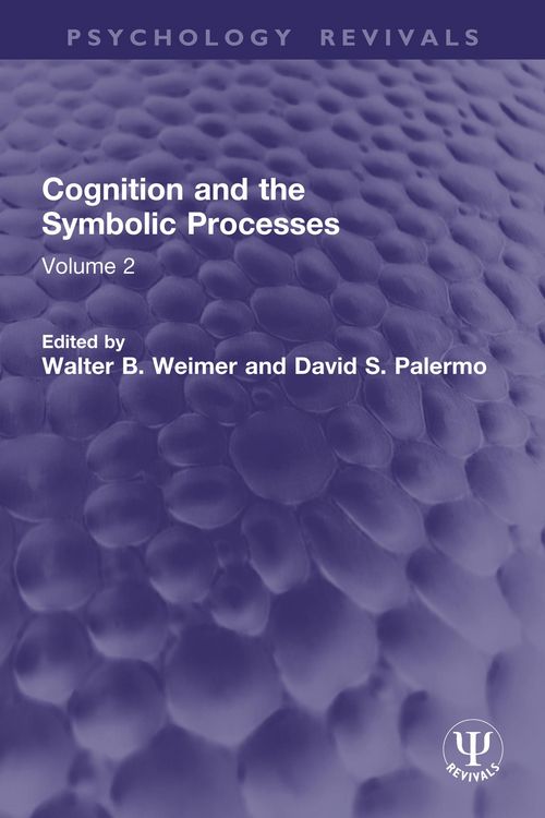Produktbild: Cognition and the Symbolic Processes