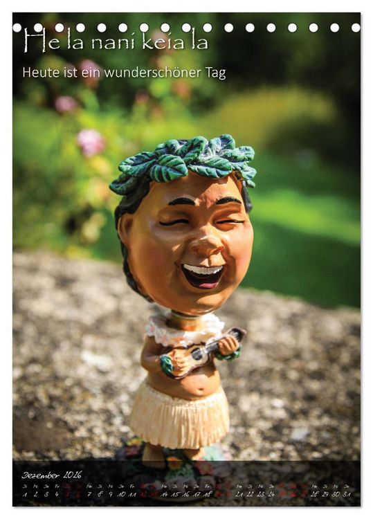 Produktbild: Hula Dancer - Hawaiianische Weisheiten (Tischkalender 2026 DIN A5 hoch), CALVENDO Monatskalender
