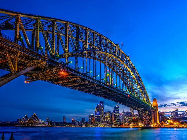 Produktbild: CALVENDO Puzzle Coat Hanger - Sydney Harbour Bridge | 1000 Teile Lege-Gr&ouml;&szlig;e 64 &times; 48 cm Foto-Puzzle f&uuml;r gl&uuml;ckliche Stunden