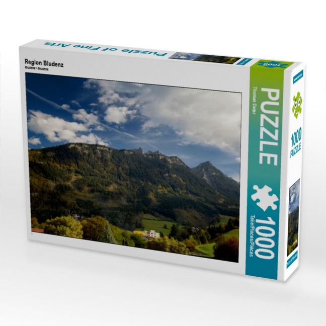 Produktbild: CALVENDO Puzzle Region Bludenz | 1000 Teile Lege-Gr&ouml;&szlig;e 64x48cm Foto-Puzzle f&uuml;r gl&uuml;ckliche Stunden