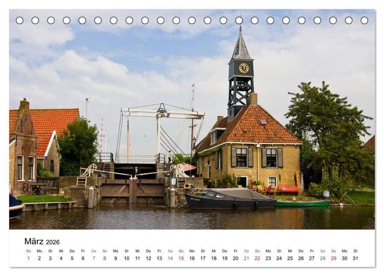 Produktbild: Friesland - Fryslan (Tischkalender 2026 DIN A5 quer), CALVENDO Monatskalender