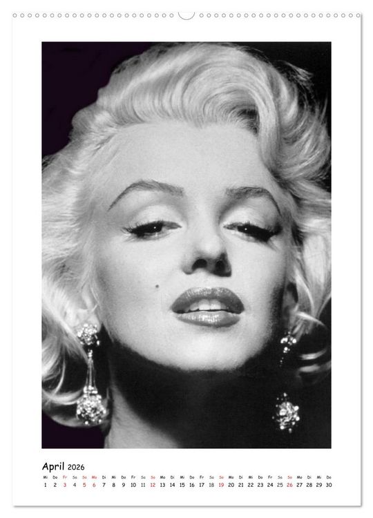 Produktbild: Marilyn Monroe. Weltstar und Sexsymbol (hochwertiger Premium Wandkalender 2026 DIN A2 hoch), Kunstdruck in Hochglanz