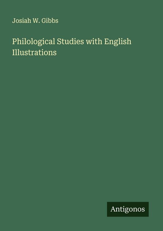 Produktbild: Philological Studies with English Illustrations