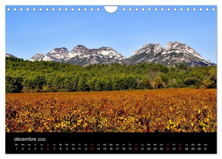 Produktbild: Les Alpilles en Provence (Calendrier mural 2026 DIN A4 vertical), CALVENDO calendrier mensuel