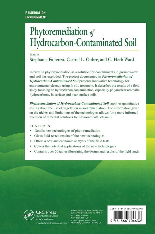 Produktbild: Phytoremediation of Hydrocarbon-Contaminated Soils