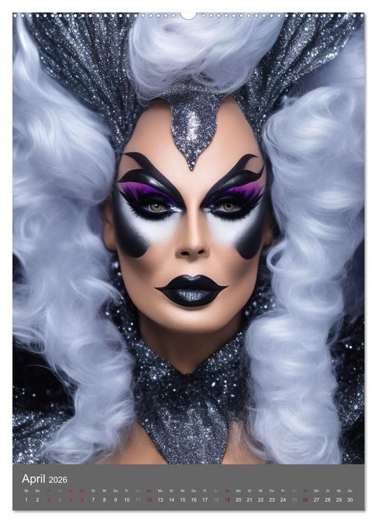 Produktbild: Drag Queens im Rampenlicht (hochwertiger Premium Wandkalender 2026 DIN A2 hoch), Kunstdruck in Hochglanz