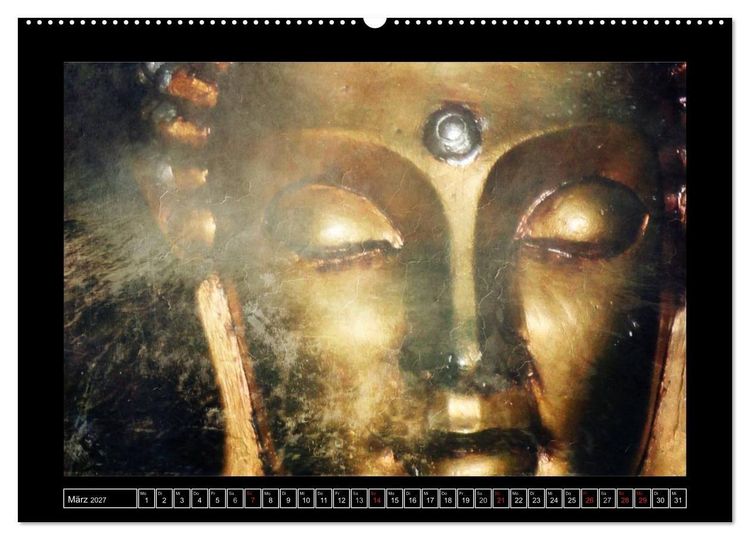 Produktbild: Buddha - Harmonie und Entspannung (Wandkalender 2027 DIN A2 quer), CALVENDO Monatskalender