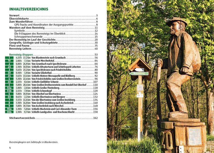 Produktbild: ROTHER Wanderf&uuml;hrer Rennsteig