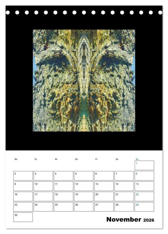 Produktbild: Nature's Faces (Tischkalender 2026 DIN A5 hoch), CALVENDO Monatskalender