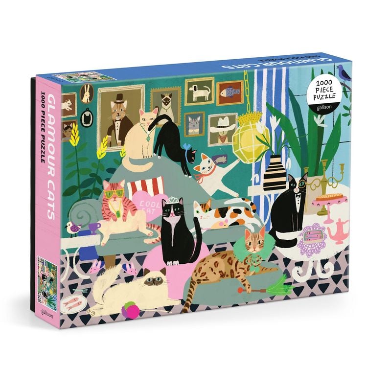 Produktbild: Glamour Cats 1000 Piece Puzzle