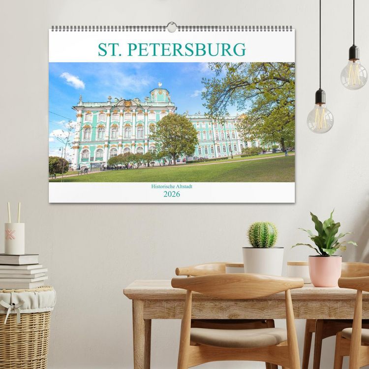 Produktbild: St. Petersburg - Historische Altstadt (Wandkalender 2026 DIN A2 quer), CALVENDO Monatskalender