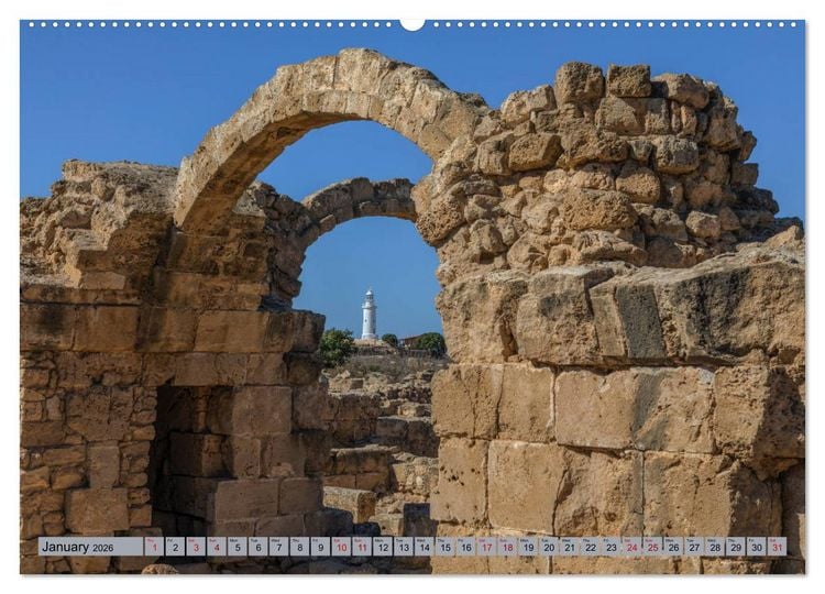 Produktbild: Cyprus, the sunny Mediterranean paradise (High Quality Premium Wall Calendar 2026 DIN A2 landscape),CALVENDO 12 Month Wall Calendar