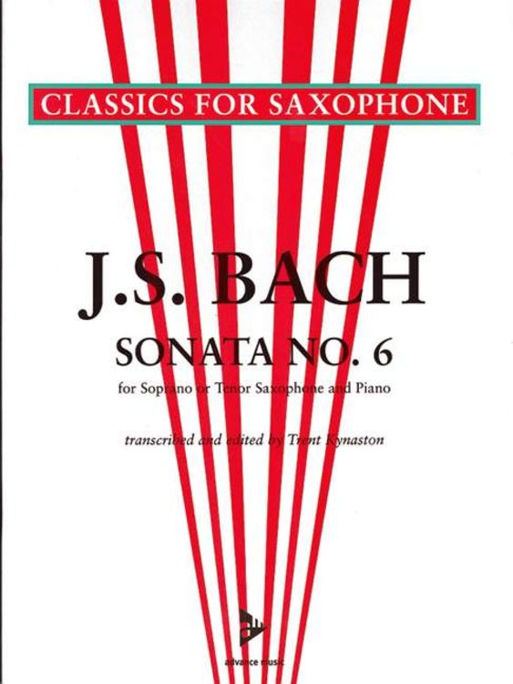 Bild vom Artikel Sonata No. 6 A-Dur vom Autor Johann Sebastian Bach