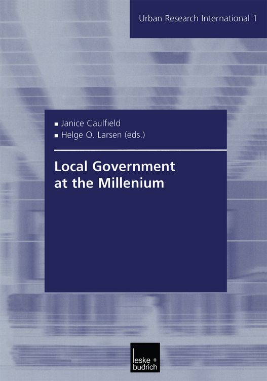 Produktbild: Local Government at the Millenium