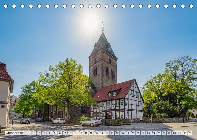 Produktbild: Hameln Stadtansichten (Tischkalender 2022 DIN A5 quer)