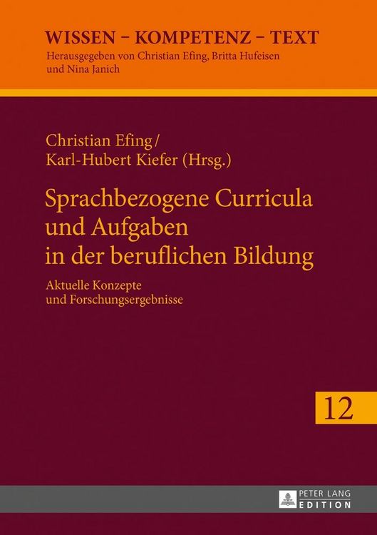 Produktbild: Sprachbezogene Curricula und Aufgaben in der beruflichen Bildung
