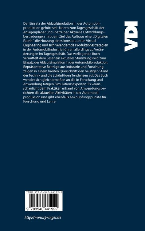 Produktbild: Simulation in der Automobilproduktion