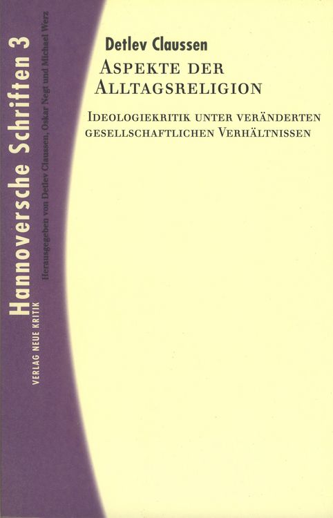 Produktbild: Aspekte der Alltagsreligion