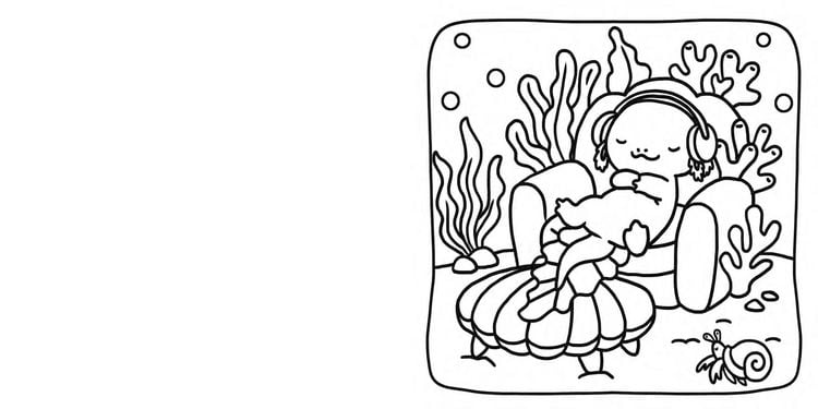 Produktbild: Cute Axolotl I Ausmalbuch f&uuml;r Erwachsene